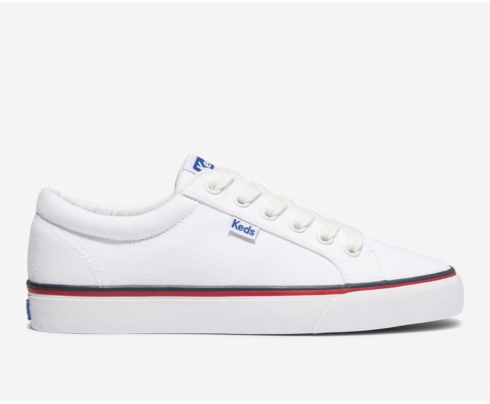 Women's Keds Jump Kick Feat Organic Cotton Sneakers White 0652879PQ - South Africa